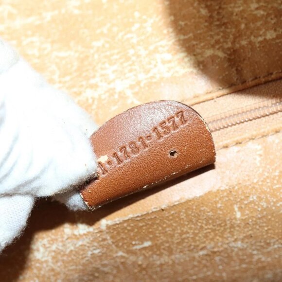 GUCCI Bamboo Shoulder Bag Leather 2way Brown Gold - Picture 11 of 16